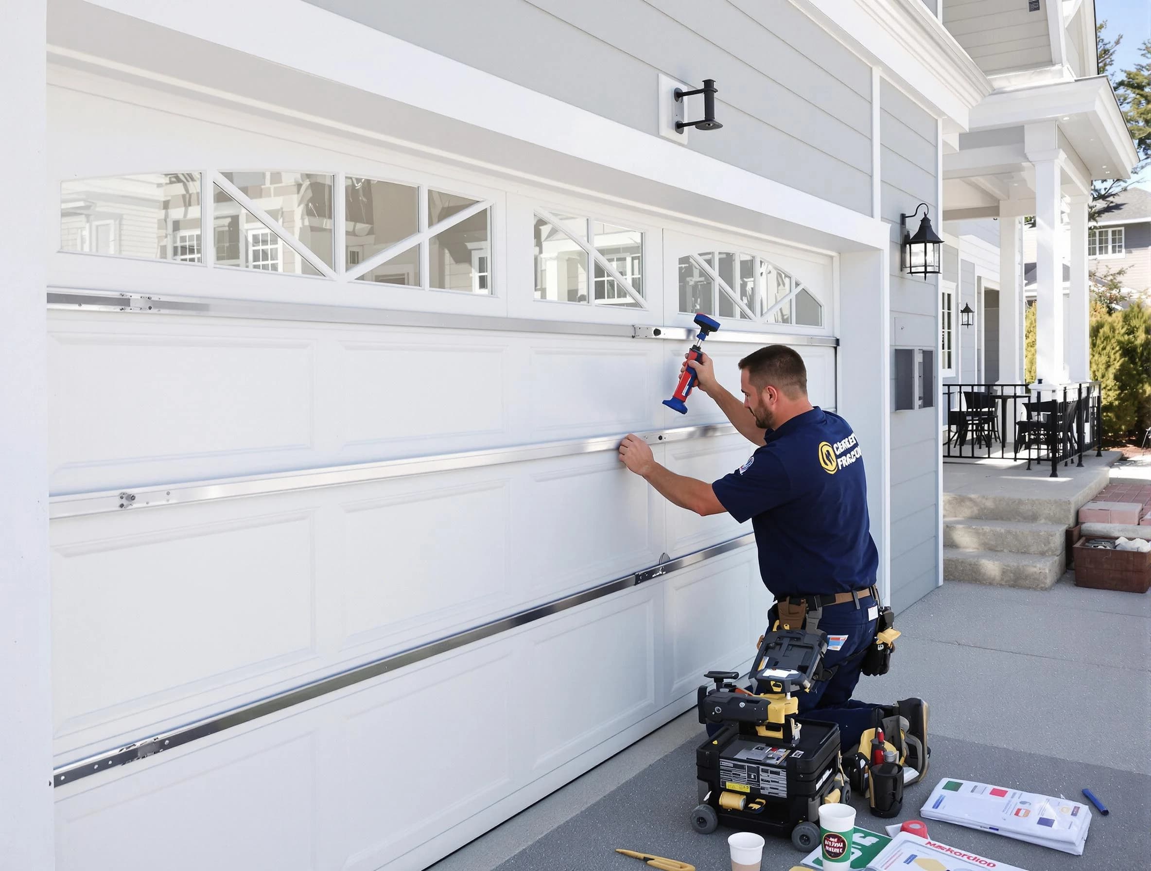 Professional garage door installation by Roselle Garage Door Repair in Roselle