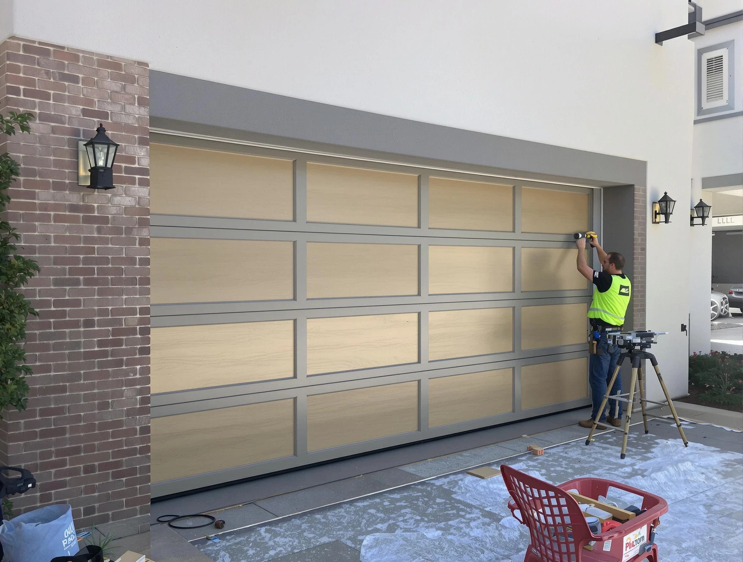 Garage door replacement service by Roselle Garage Door Repair in Roselle