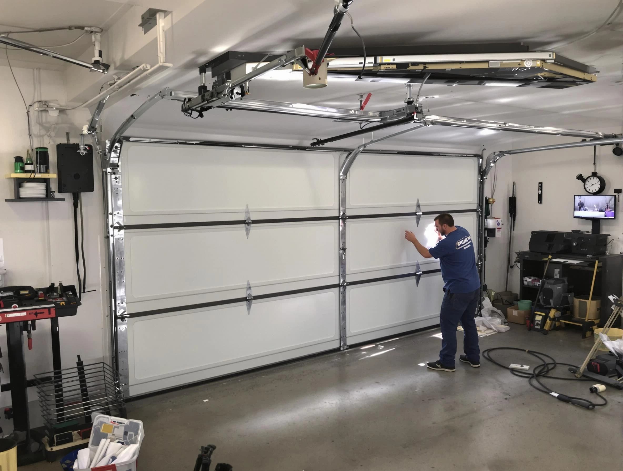 Professional garage door repair service by Roselle Garage Door Repair in Roselle