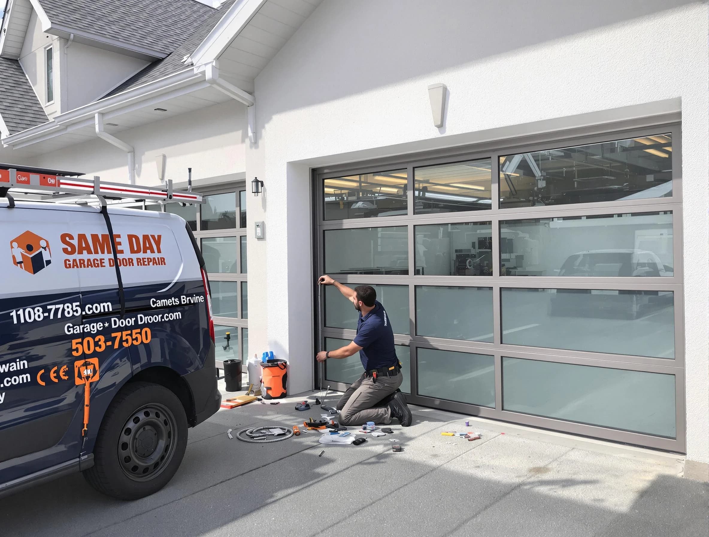 Same-day garage door repair service by Roselle Garage Door Repair in Roselle