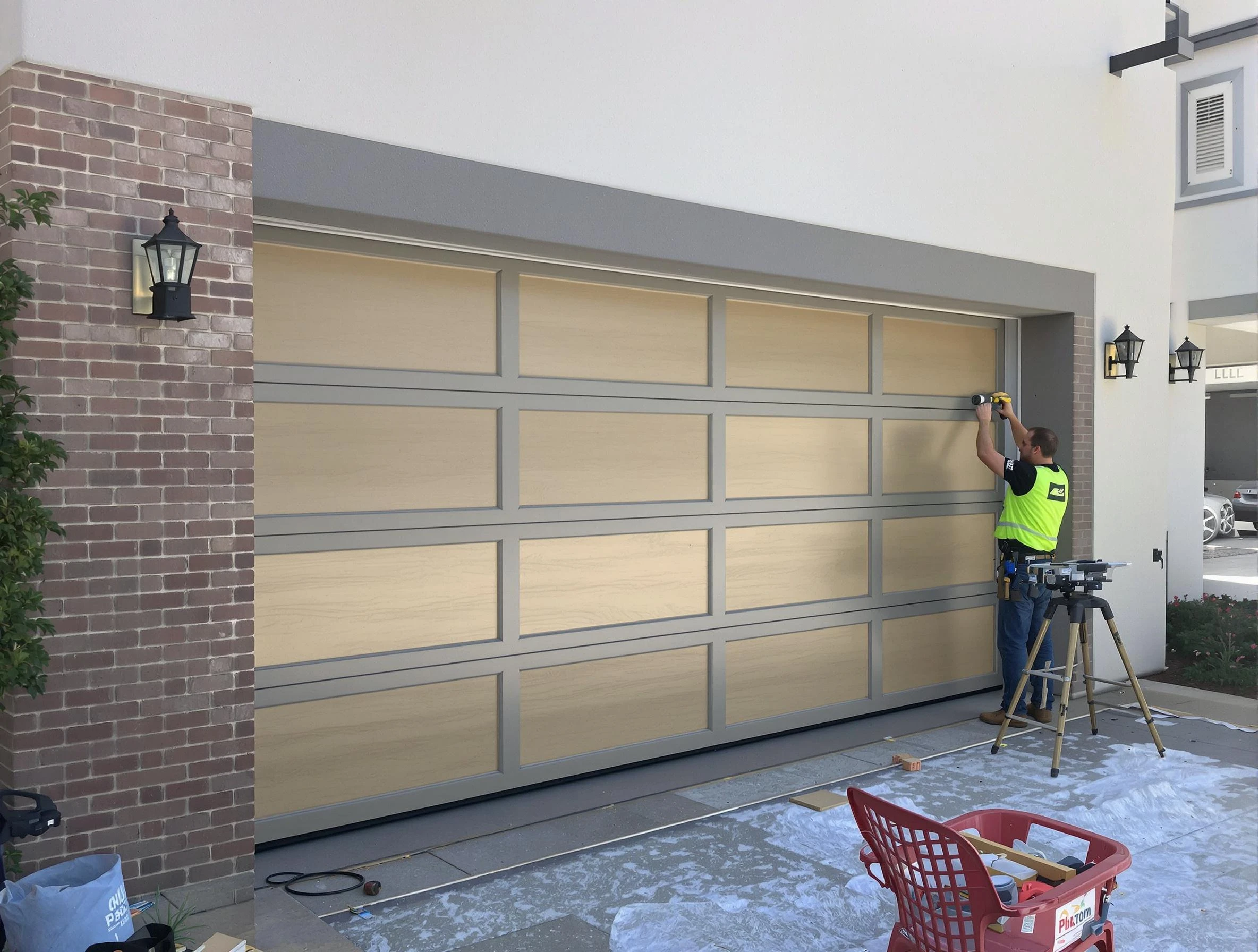 Garage door replacement service by Roselle Garage Door Repair in Roselle