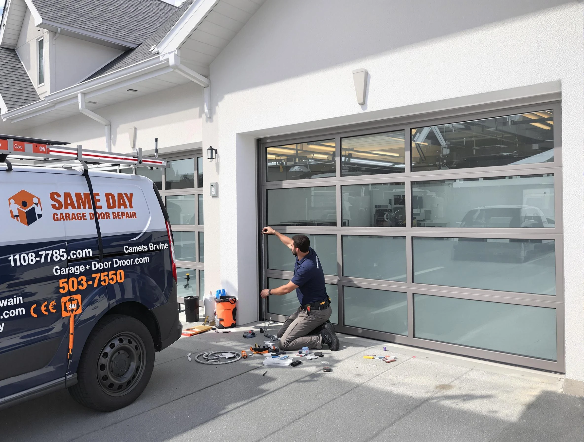 Same-day garage door repair service by Roselle Garage Door Repair in Roselle